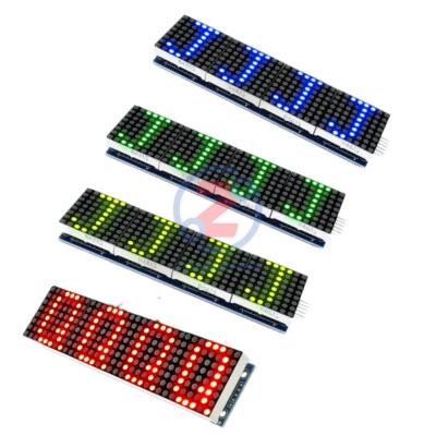 4 In 1 MAX7219 LED Display Matrix Module Microcontroller Expansion board module - Bild 1 von 4