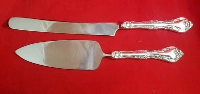 Juego de pastel de boda Alencon Lace de Gorham Sterling hecho a medida Foto 1 de 2