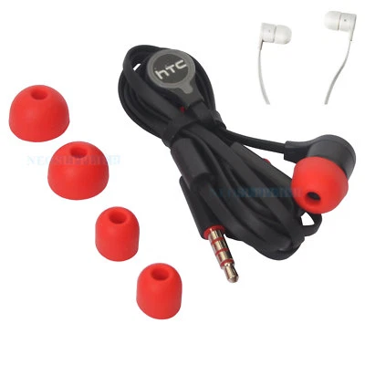 Original HTC MAX301 3.5mm Stereo Headset Earphone /w MIC for HTC One M8 M7 Max - Image 1 of 4