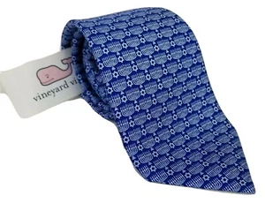 Vineyard Vines Boys Neck Tie Star of David Menorah Jewish Hanukkah Silk New Gift - Picture 1 of 5