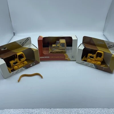 John Deere Dozer Toy Lot of 3 Bulldozers & Crawler Dozer New - Image 1 of 4
