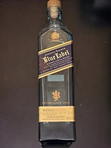 Johnnie Walker Blue Label Scotch Whiskey EMPTY Bottle - Picture 1 of 8
