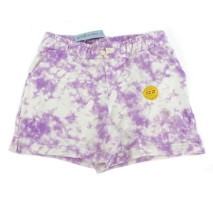 Cat & Jack Girls Size L Sweatshorts Drawstring Purple Tie Dye Light Purple - Picture 1 of 10