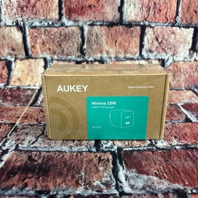 AUKEY MINIMA 20W USB C PD CHARGER PA Y20S - New Sealed In Box - Image 1 of 2