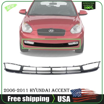NEW Front Bumper Grille Primed For 2006-2011 Hyundai Accent - Image 1 of 4