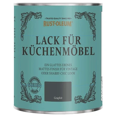 Rust Oleum Kreidefarbe Küchenmöbellack 750 ml graphit - Bild 1 von 4