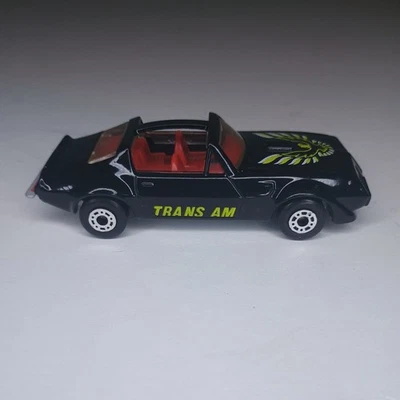MATCHBOX SUPERFAST 79 PONTIAC FIREBIRD TRANS AM TURBO Black 1/64 Diecast  - Image 1 of 4
