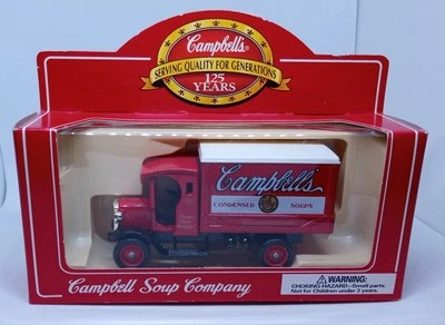 Lledo Campbell's Soup 125th Year Red Delivery Truck Diecast 1:55 Open Box - Image 1 of 4