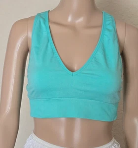 Victoria Secret Pink green racerback bralette Size L - Picture 1 of 6