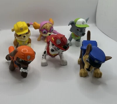 PAW PATROL TOY LOT  6 Pups Figures 1 Rider Figure And 1 ATV 🔥👀 - Image 1 of 4