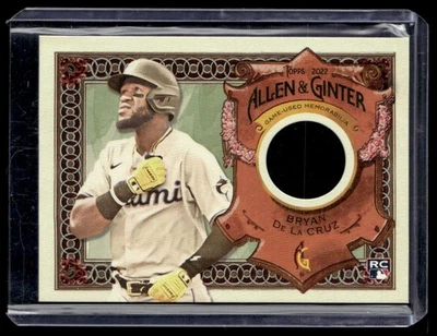 BRYAN DE LA CRUZ 2022 TOPPS ALLEN GINTER RC MIAMI MARLINS #AGRA-BDLC - Image 1 of 2