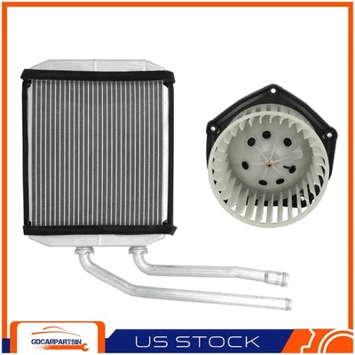 Replacement HVAC Blower Motor & Heater Core Kit For 1997 98-1999 Chevrolet C2500 Foto 1 de 4