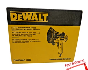 NEW!DEWALT DWE6401DS Corded 120V Variable Speed 5” Disc Sander W/Dust Shroud* - Picture 1 of 4