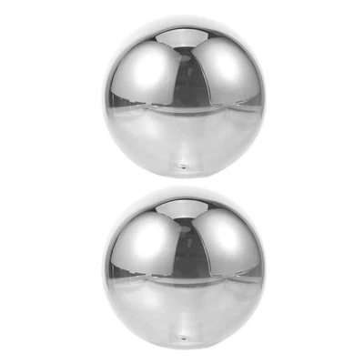 2pcs Glass Globe Lamp Shade Replacement For Pendant Light Fixtures Base - Image 1 of 4