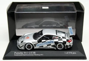 Porsche 911 GT3 R 997 Anno 2010, Minichamps Spielwarenmesse 2010, 1:43, 576 Pz - Foto 1 di 8