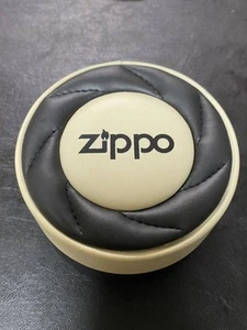 Zippo TIME LIGHT Dial Glossy Navy Limited Edition Silver Finish Vintage Made... - Picture 1 of 9