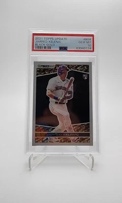 2021 Topps Update Black Gold Jarred Kelenic PSA 10 - Image 1 of 2