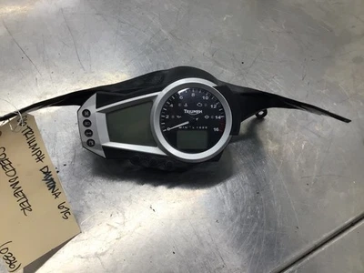 2006 Triumph Daytona 675 Triple OEM SPEEDO TACH GAUGES DISPLAY CLUSTER - Image 1 of 4