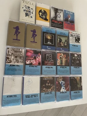 Jethro Tull rare huge 19 Cassette Tape LOT Greatest Hits War Child Aqualung "A" - Image 1 of 4