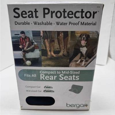 Protetor de assento Bergan compacto a médio porte assentos traseiros preto novo - Imagem 1 de 4