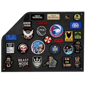 Tactical Patch Display, Funny Foldable Patches Panel Holder Board for Militar... - Picture 1 of 6