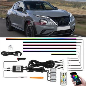 For Nissan Juke 10 in 1 Car Interior LED Ambient Neon Light Atmosphere Lights - Bild 1 von 13