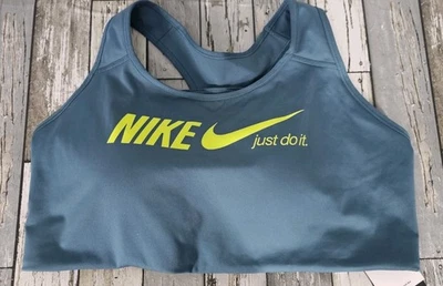 Nike Dri-FIT Swoosh Medium Support Padded Sports Bra Woman Sz 2XL NEW  - Image 1 of 4