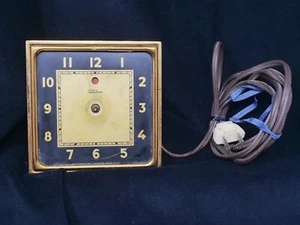 Telechron Model Deco Electronic Alarm Clock Movement UNTESTED. - Picture 1 of 5
