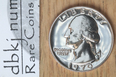 1970 S Washington Quarter Clad 25¢ - Gem Proof Cover