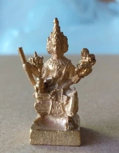 1 pieza Estatua de Buda de cuatro caras de latón tailandés Feng Shui protección riqueza fortuna NC2 - Imagen 1 de 8
