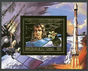 Chad 1983 - Mi No. Block 151 A ** - MNH - Gold - Space / Space - Picture 1 of 1