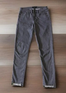 Banana Republic Skinny Jeans Lightweight Gray Size 27/4 Designed W/ Raw Hems - Picture 1 of 7