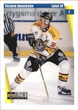 1997-98 Swedish Collector's Choice #130 Fredrik Johansson 