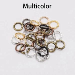 3mm-20mm Open Jump Rings Split Rings Connectors for DIY Jewelry Making 50-200pcs - Picture 1 of 19