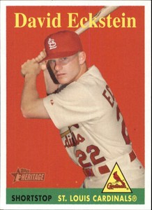 2007 Topps Heritage #8b David Eckstein YN
