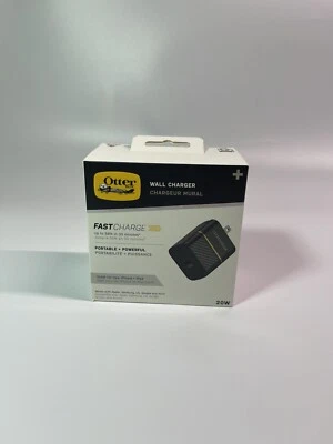 OtterBox USB-C Fast Charge Wall Charger 20W - Black (B) - Image 1 of 3