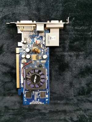 ASUS Nvidia EN7300GS/HTD/256M/A VGA DVI Video Graphics Card - Image 1 of 4