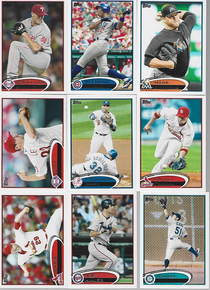 2012 TOPPS SINGLES & RC'S #323 THRU #612 - Image 1 of 1