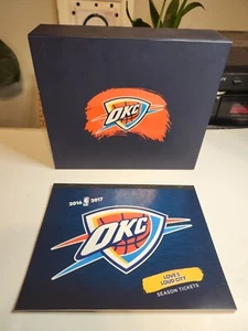 2016 2017 OKLAHOMA CITY THUNDER Season Ticket Book Russell Westbrook MVP - Picture 1 of 11