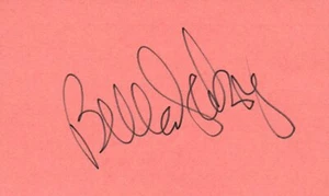 Tarjeta indexada firmada autografiada por Bella Abzug de abogada activista representante de Estados Unidos 1975 - Imagen 1 de 1