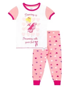 Harry Bear Girls Ballerina Short Sleeve Pajamas Size: 2T - Picture 1 of 1