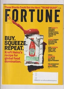 Fortune February 1, 2017 Kraft Heinz's Recipe for Global Food Domination, Google - Imagen 1 de 1