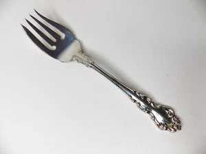 REED & BARTON SPANISH BAROQUE STERLING SILVER SALAD FORK 6 3/8" NO MONOGRAM - Picture 1 of 4