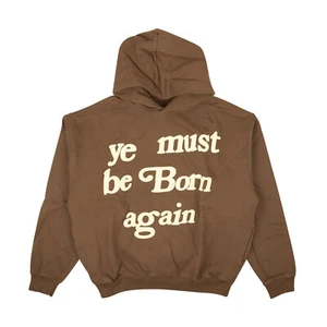 NEW Cactus Plant Flea Market Brown Ye Must Be Born Again Hoodie Size L $400 - Picture 1 of 1