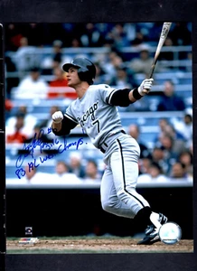 Scott Fletcher Signed 8x10 Photo 83 Champs inscr Chicago White Sox FREE SHIPPING - Picture 1 of 1