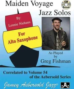 MAIDEN VOYAGE JAZZ SOLOS FOR ALTO SAXOPHONE BOOK & CD JAMEY AEBERSOLD FISHMAN - Picture 1 of 1