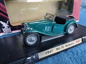 1:18 MG TC Midget 1947. Road Signature. Green, sportscar, classic, ertl - Picture 1 of 1
