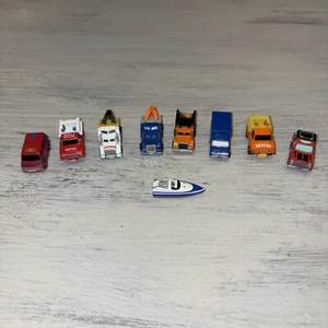 Micro máquinas galoob servicio de emergencia bomberos EMS grúas barco de mudanza # K42 - Imagen 1 de 9