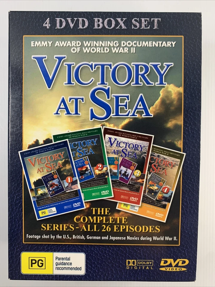 VICTORY AT SEA DVD - 4 BOX SET The Complete Series All 26 Episodes  All Regions - Image 1 of 4