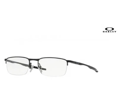 NEW OAKLEY OX3174-0153 BARRELHOUSE 0.5 MATTE BLACK EYEGLASSES FRAMES RX 53-18 - Image 1 of 4